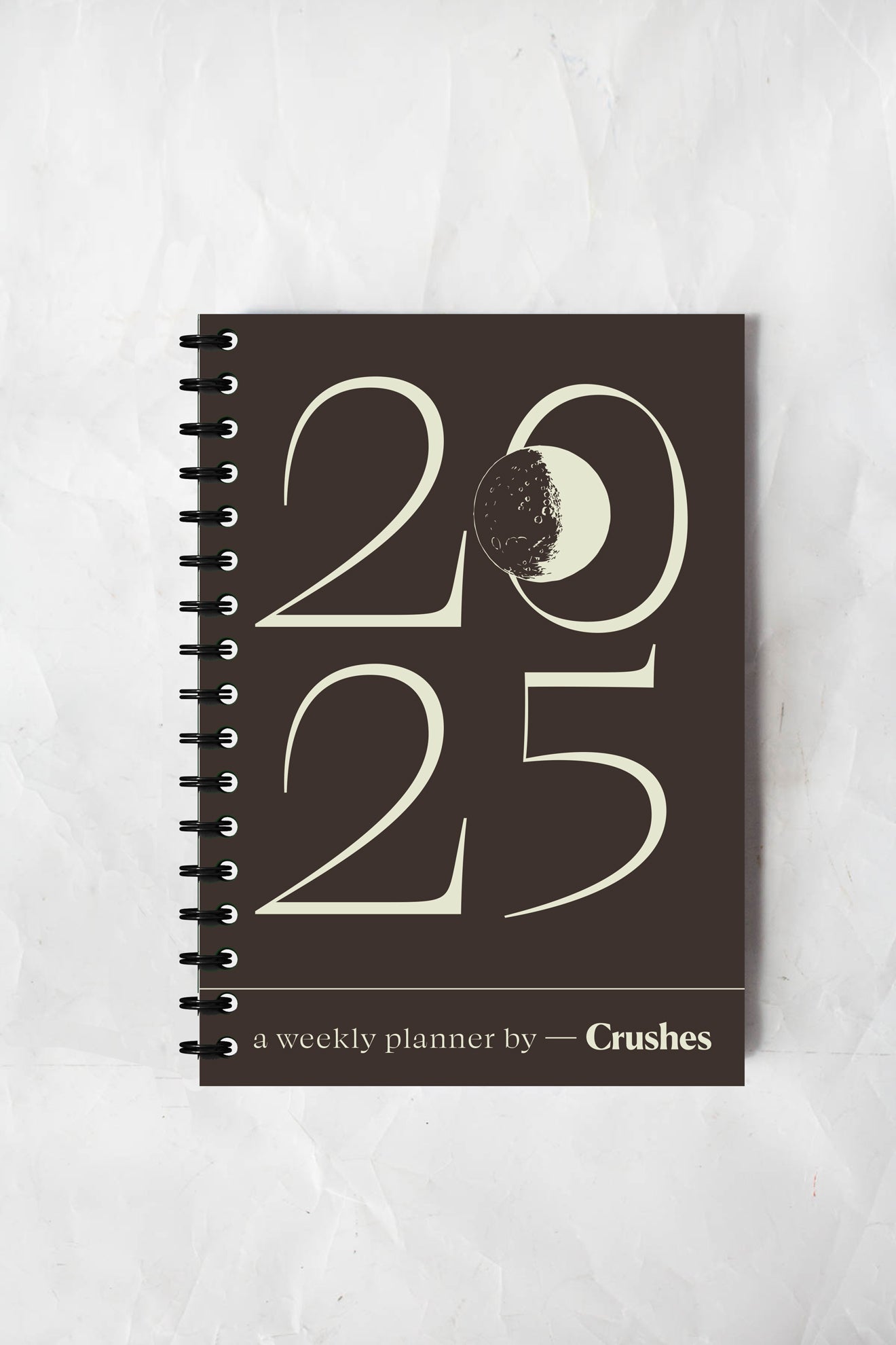 2025 Weekly Diary - Brown and Cream *Pre-Order*