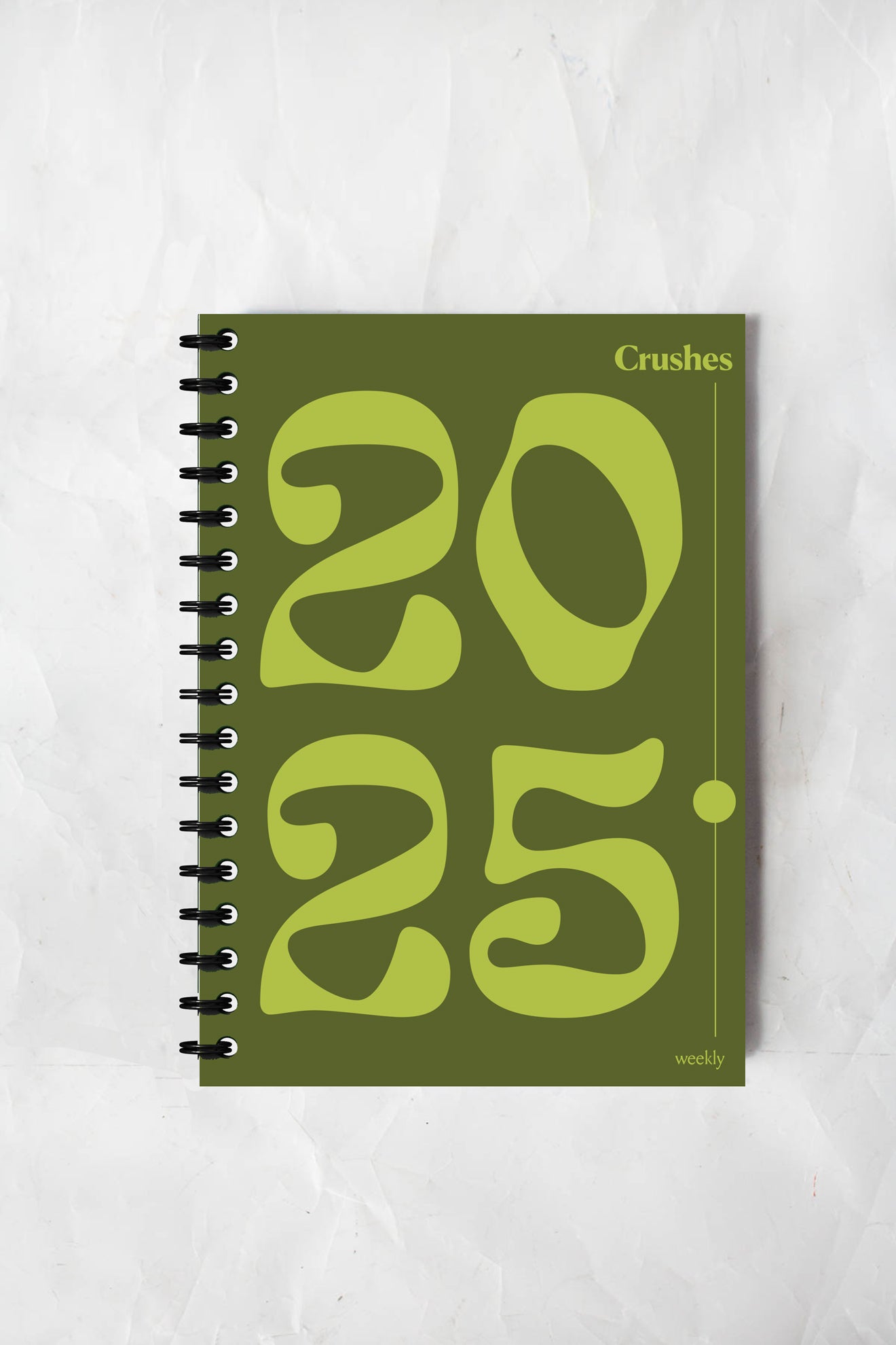 2025 Weekly Diary - Green *Pre-Order*