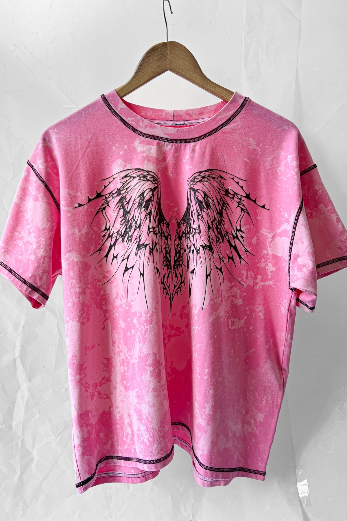 Anahera Pink / Bleached Tee