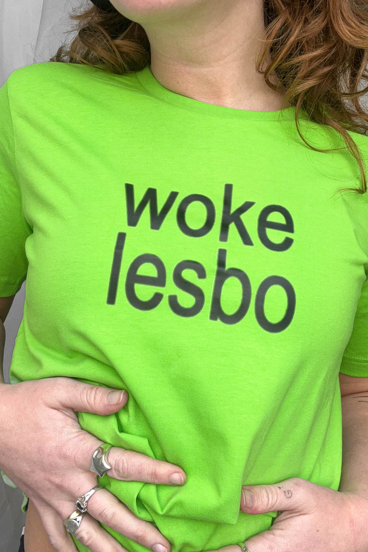 Woke Lesbo: Limited Edition Brat Green Tee (XS-5XL)