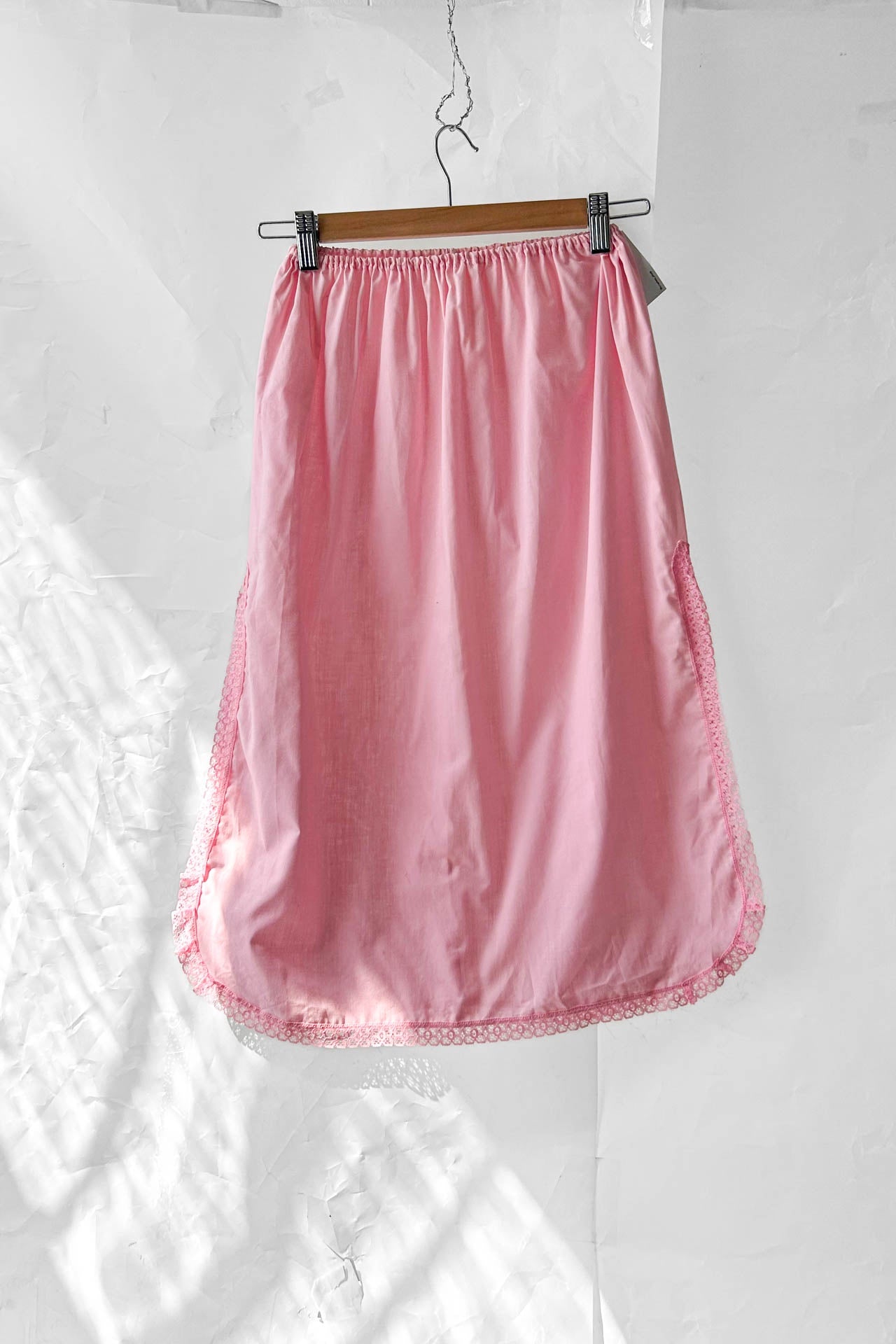 Vintage Pink Cotton Candy Slip Skirt