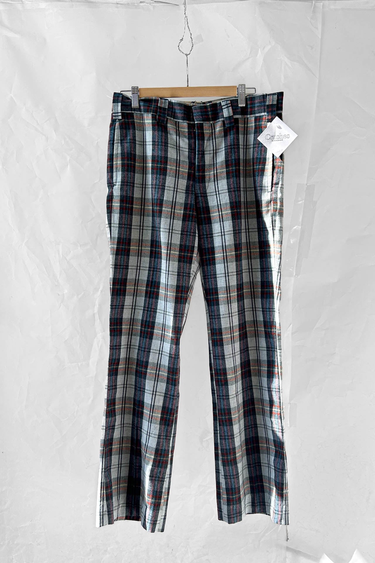 Vintage Wool Tartan Pants (34")