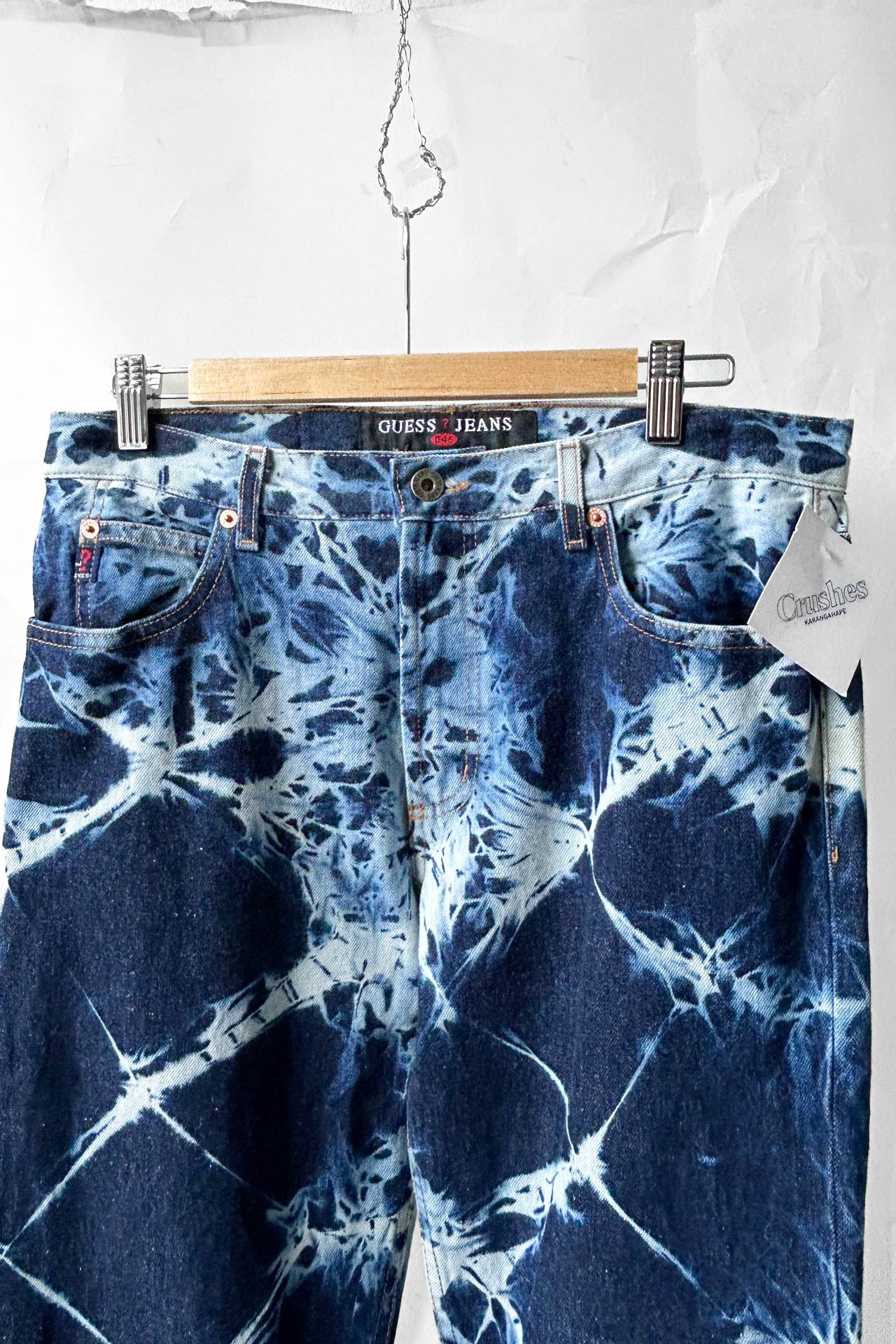 Vintage Guess Low-Rider Bleached Jeans (29")