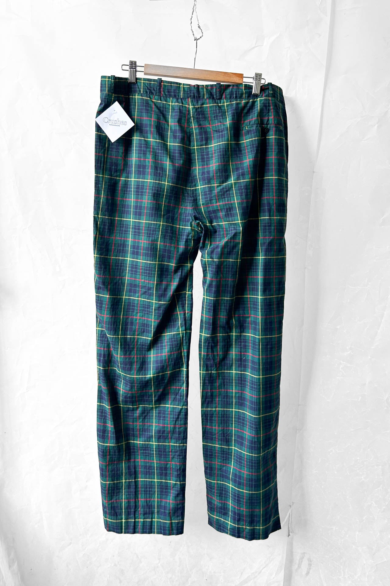 Vintage Cotton Tartan Pants