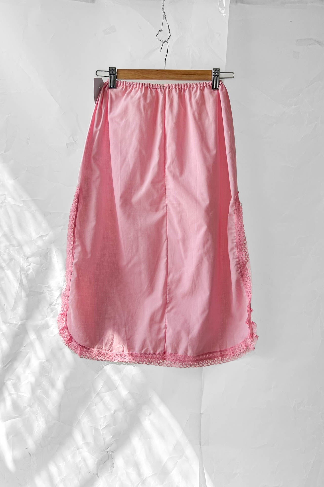 Vintage Pink Cotton Candy Slip Skirt