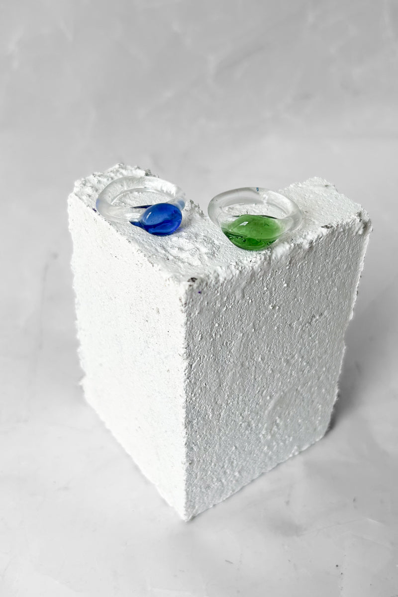 Glass Signet Ring