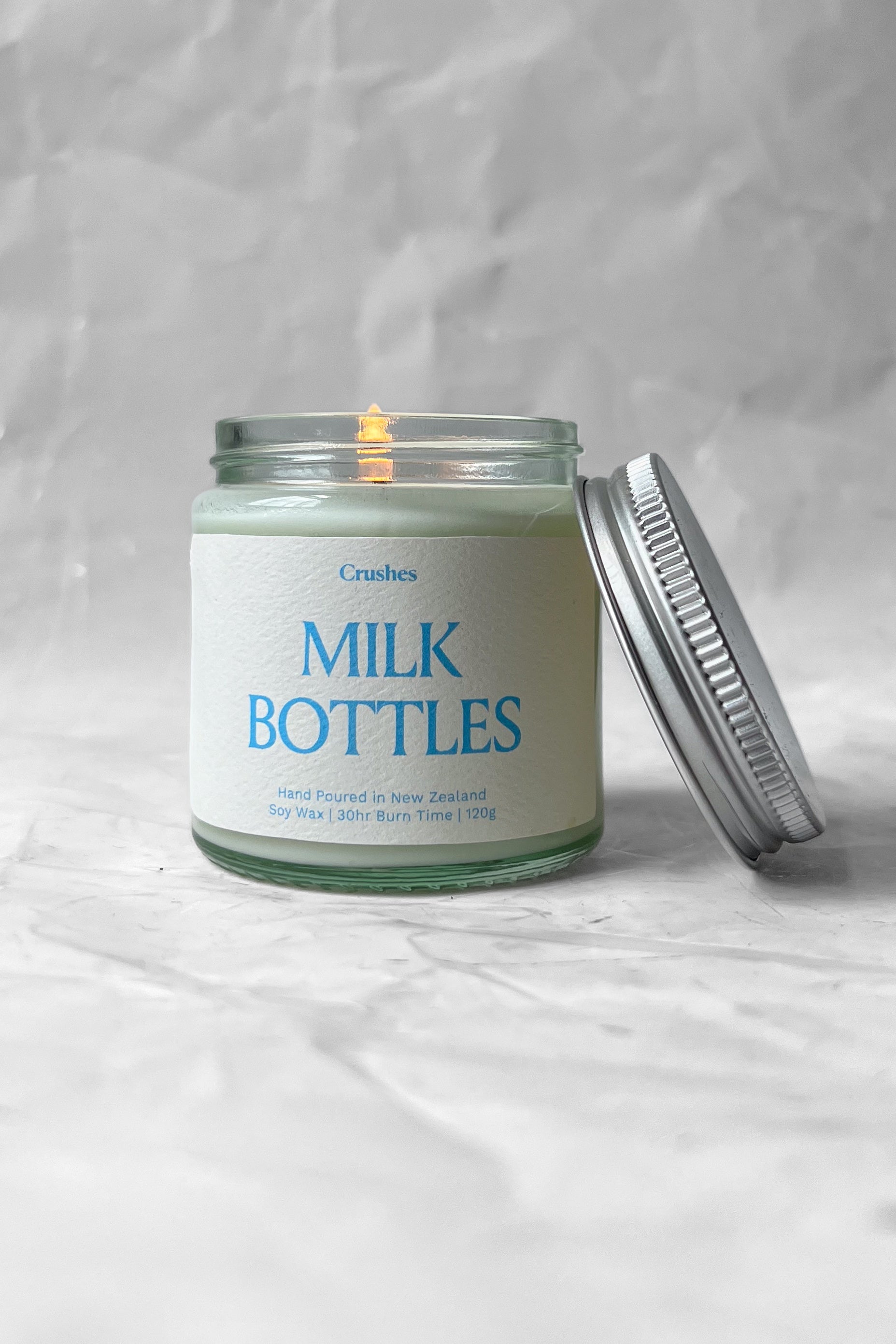 Milk Bottles Candle