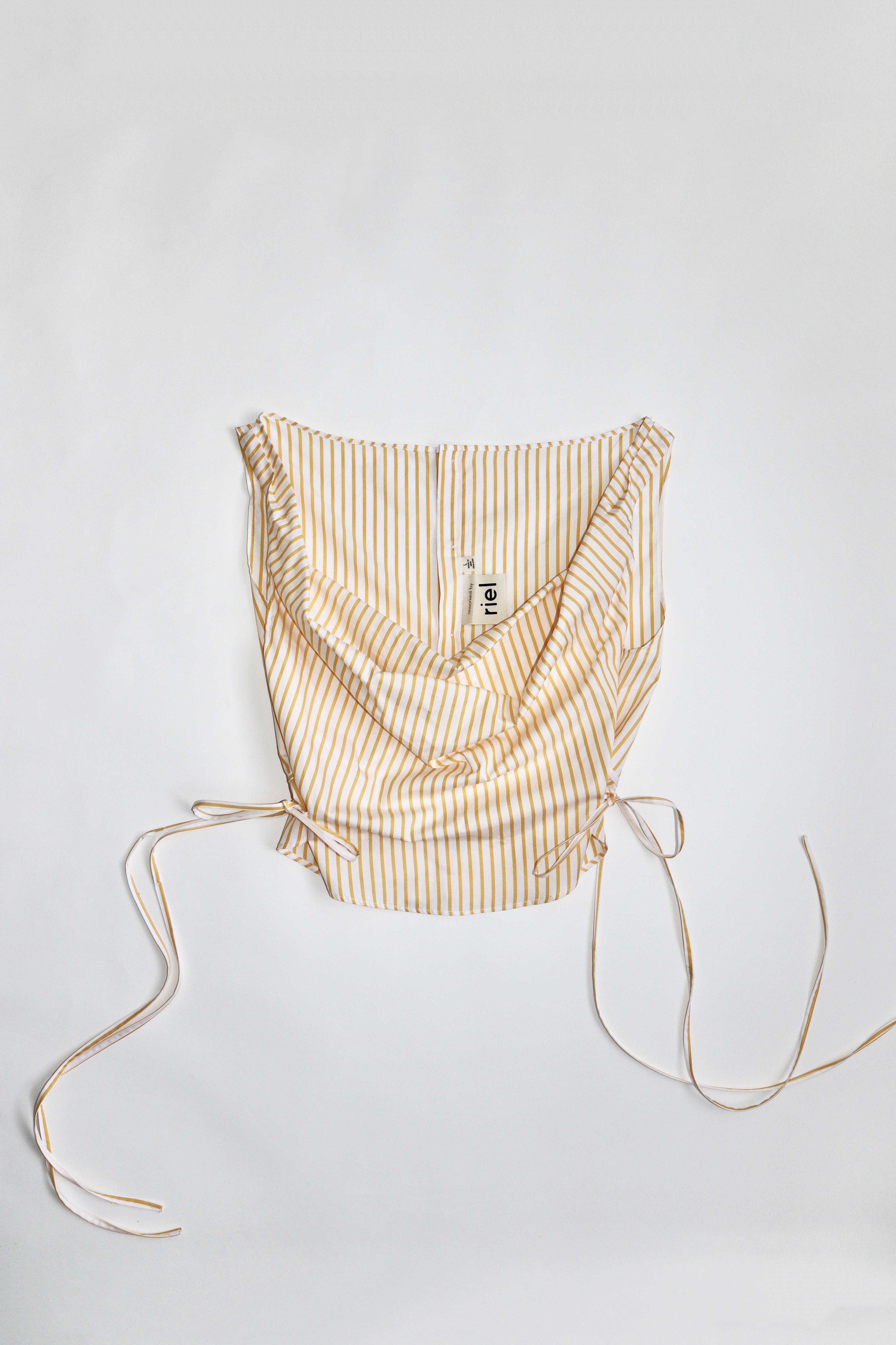 Awa Top - Yellow Stripe (L)