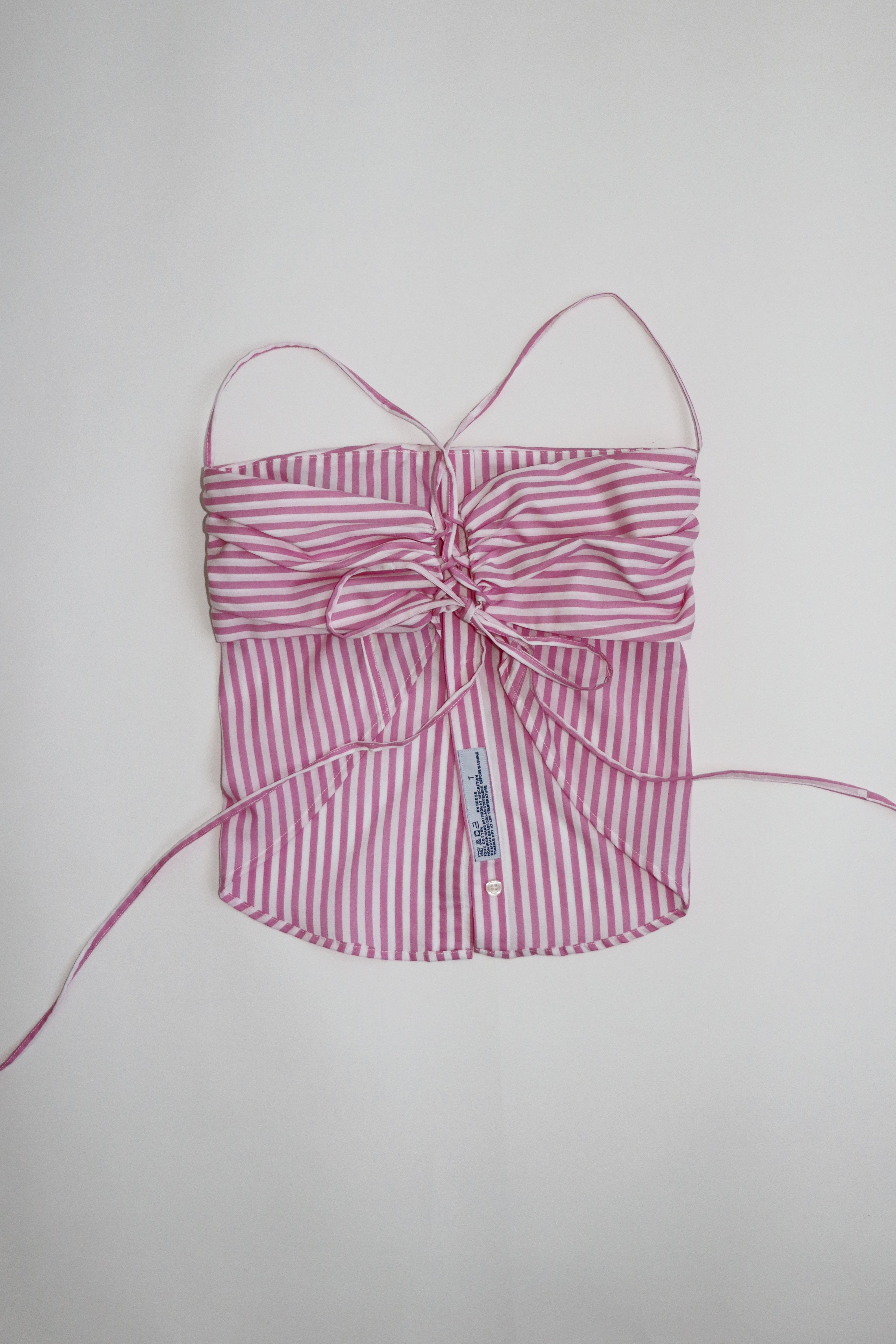 Tobi Top - Pink Striped (M)