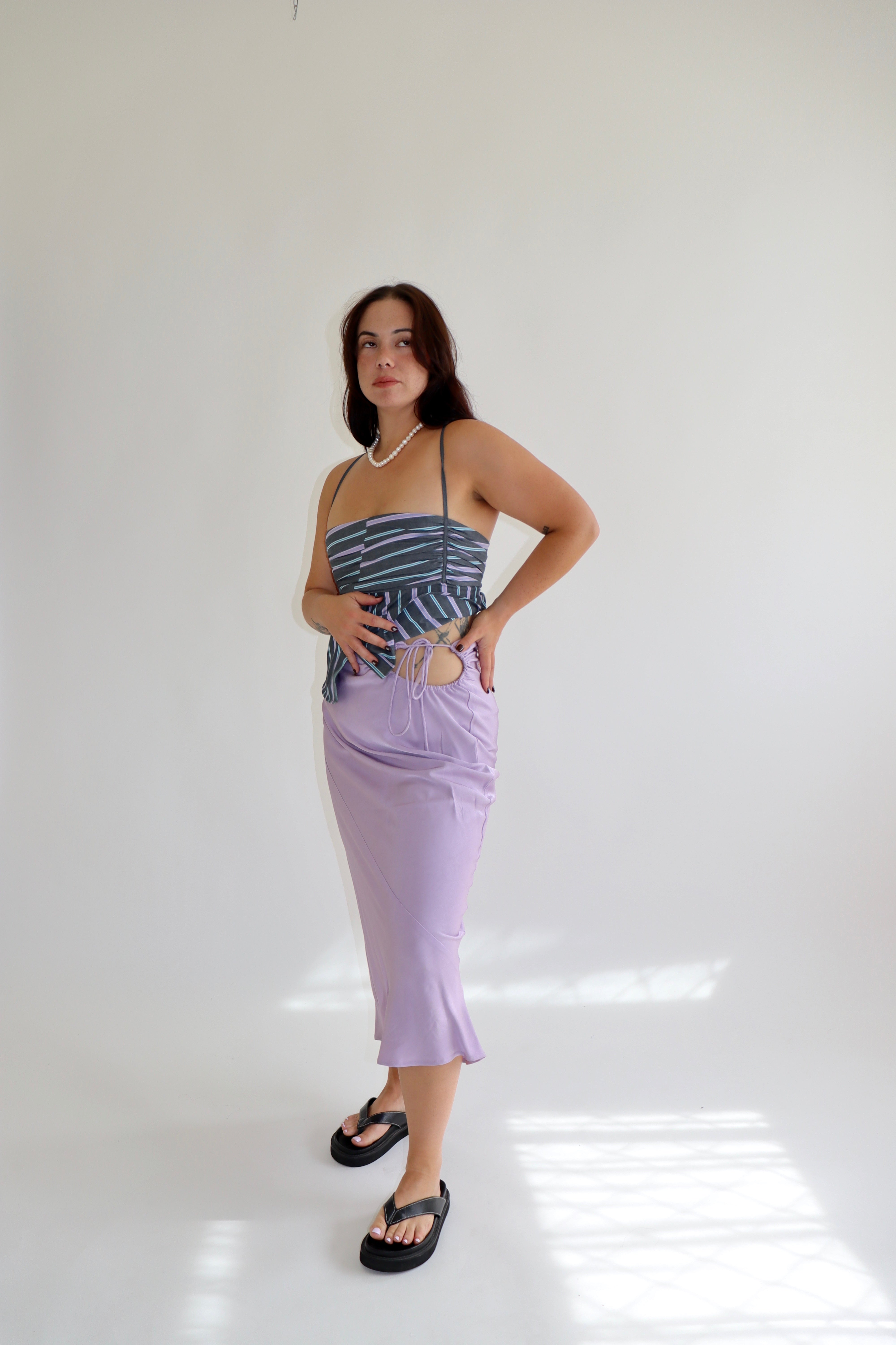 Curve Skirt - Lilac