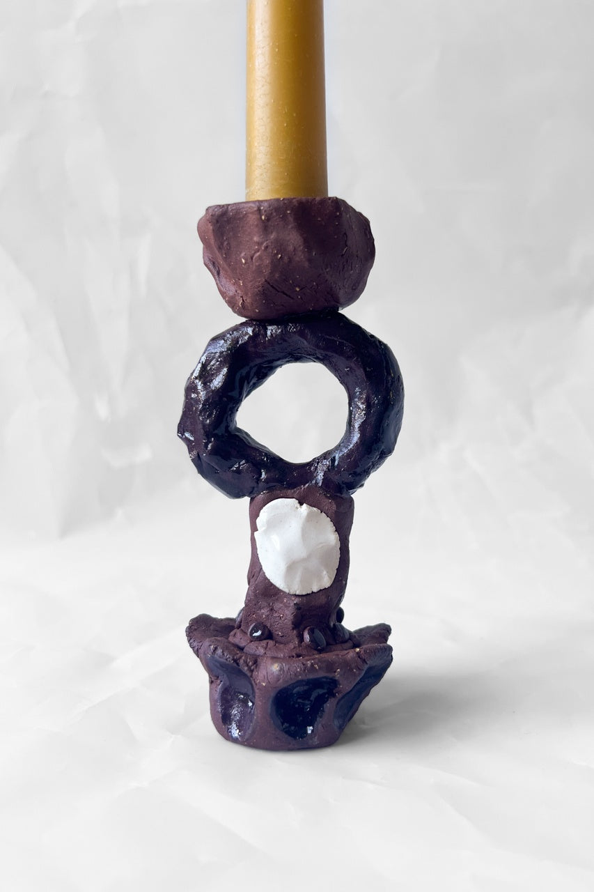 Handmade Ceramic Candlestick Holder 07