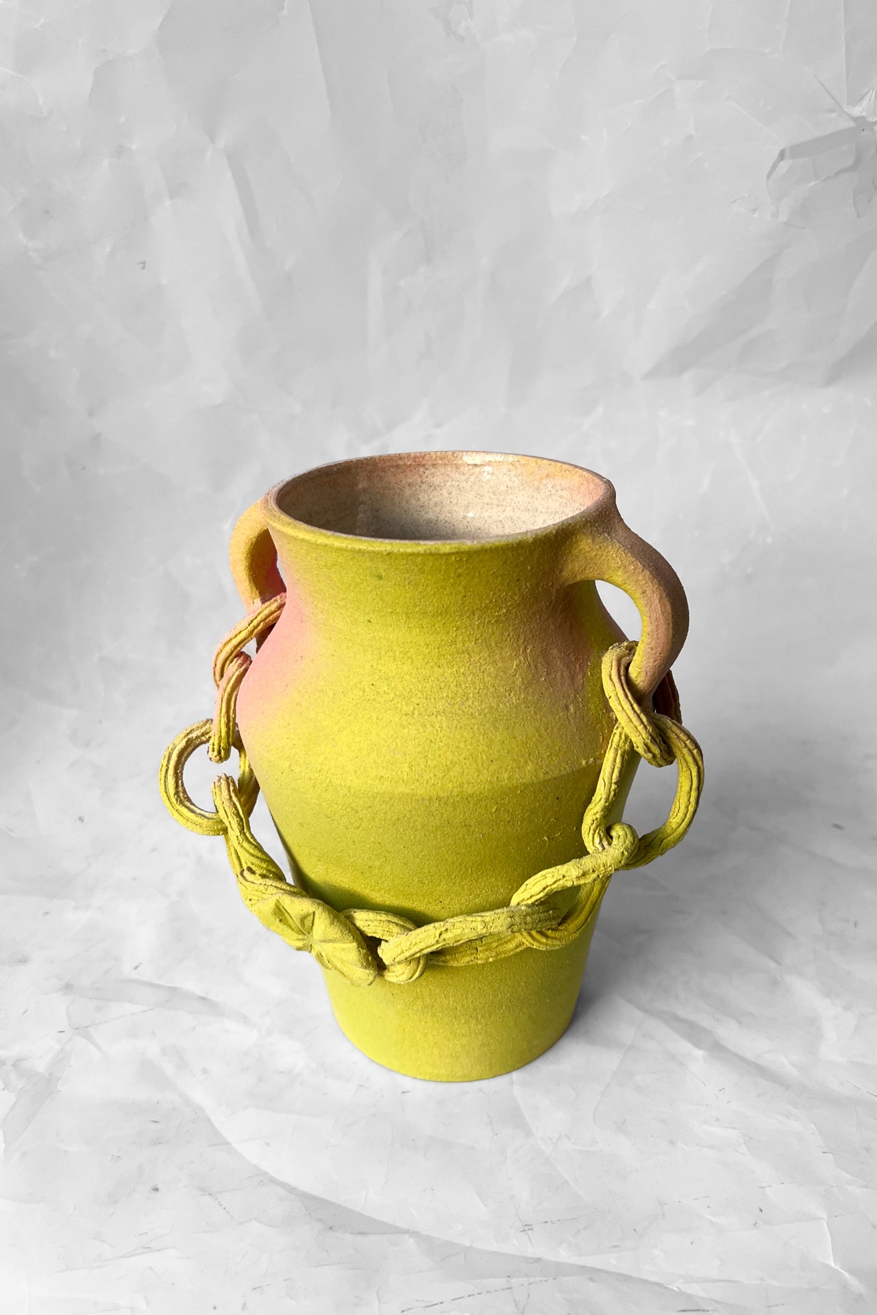 Chained Ceramic Vase