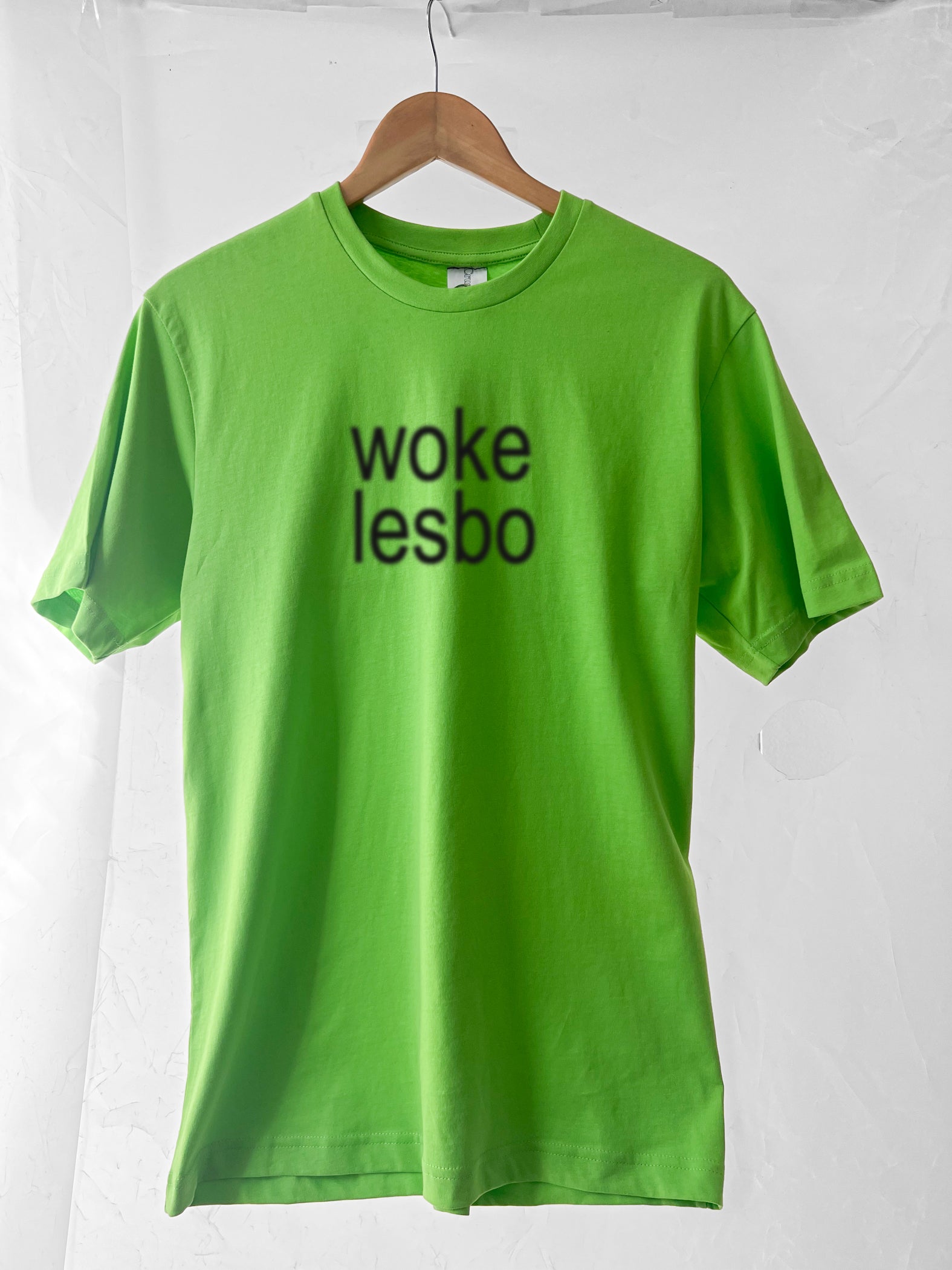 Woke Lesbo: Limited Edition Brat Green Tee (XS-5XL)