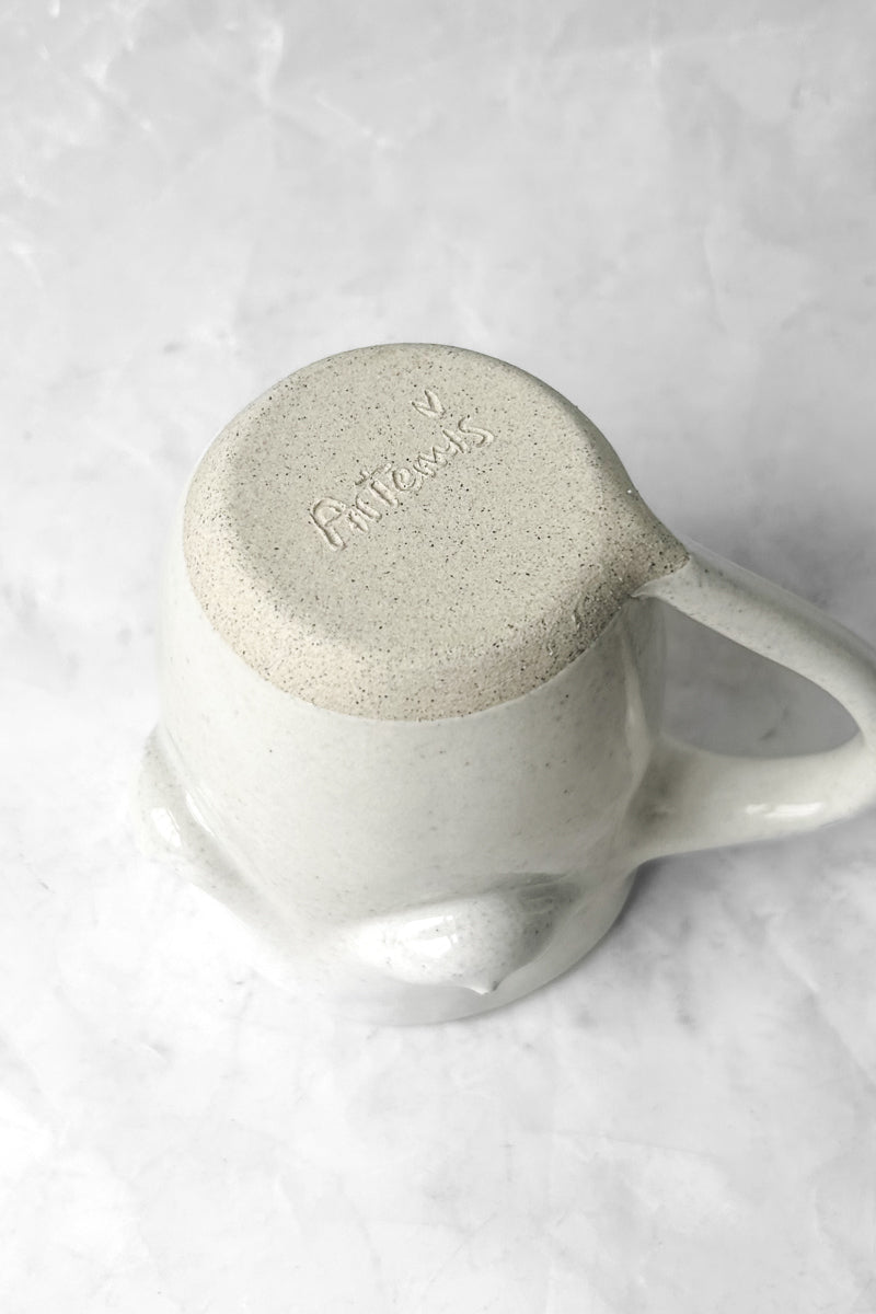 Handmade Boob Mug - White