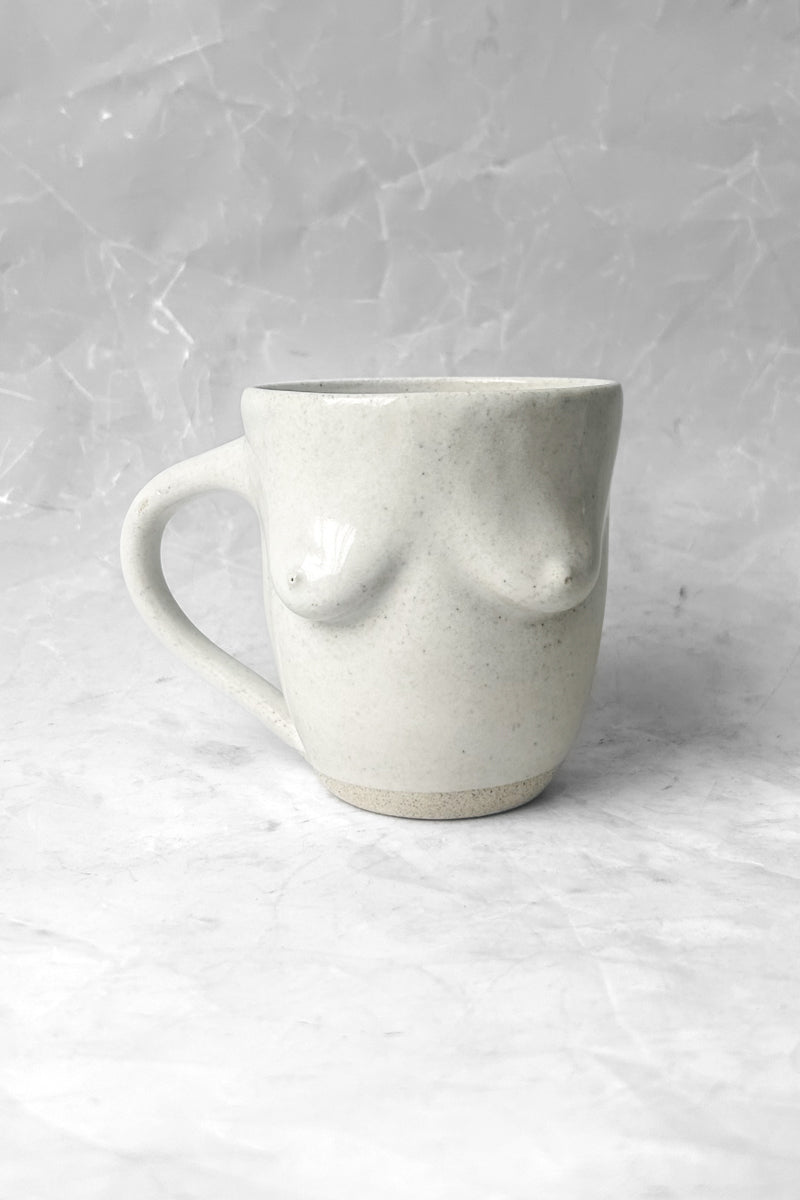 Handmade Boob Mug - White