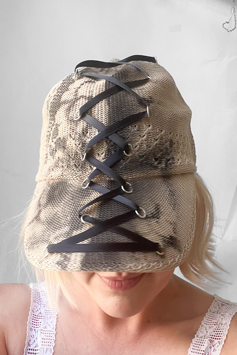 Upcycled Laced Cap