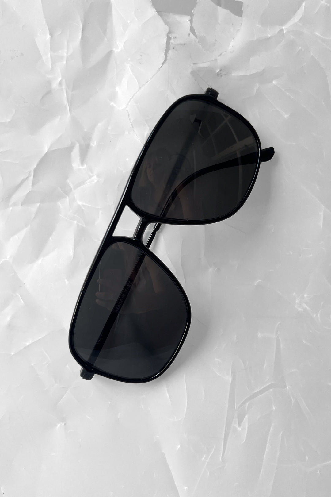 Vintage Deadstock Aviator Sunglasses - Black