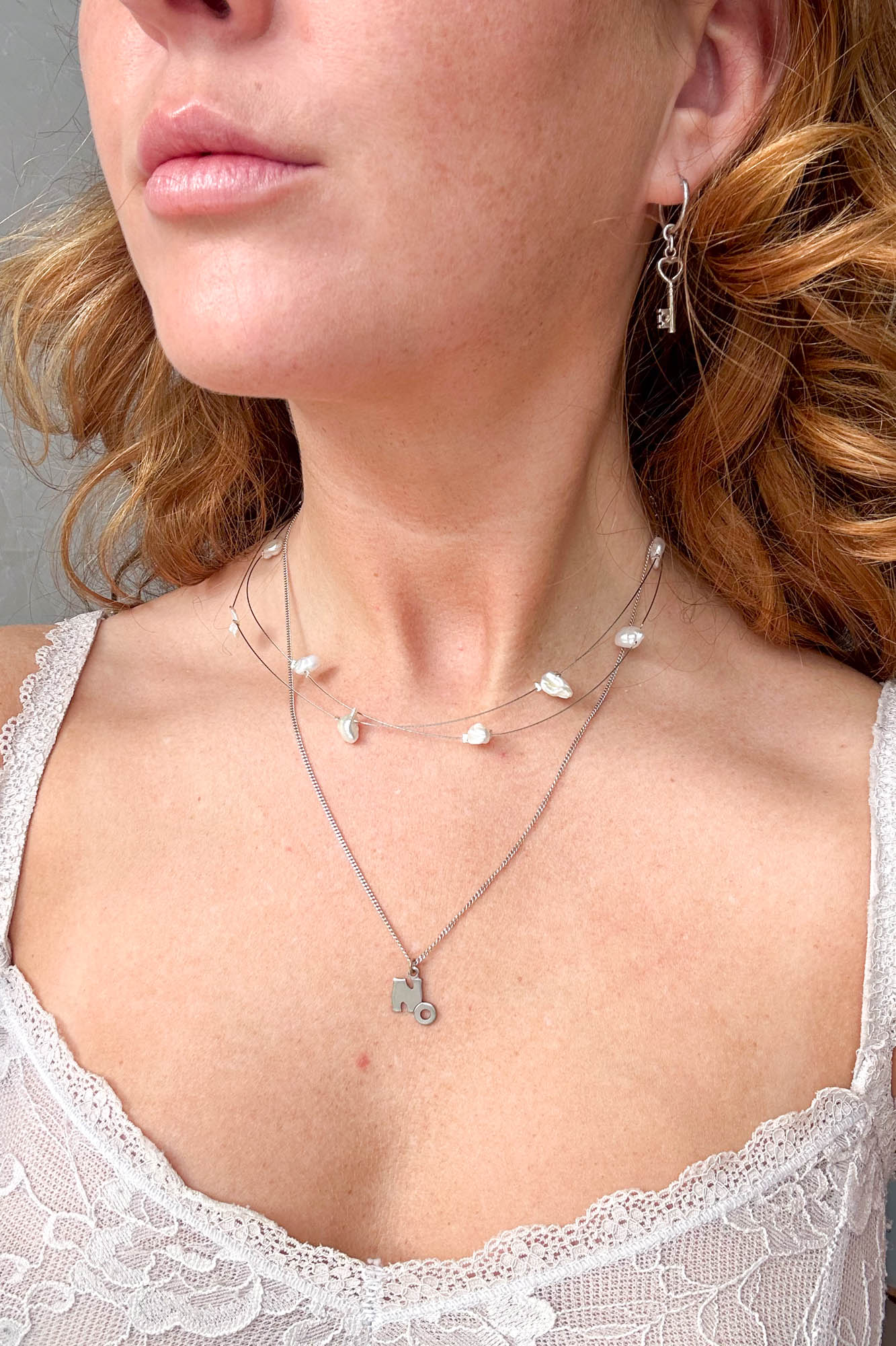 Floating Pearl Necklace