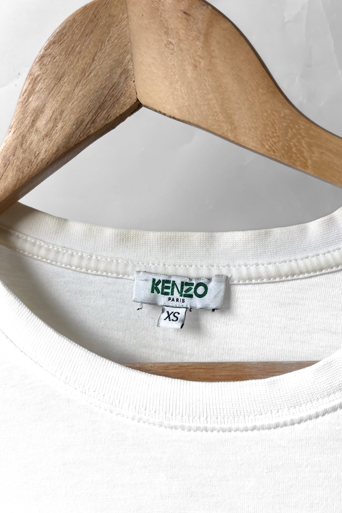 Kenzo t shirt tag best sale