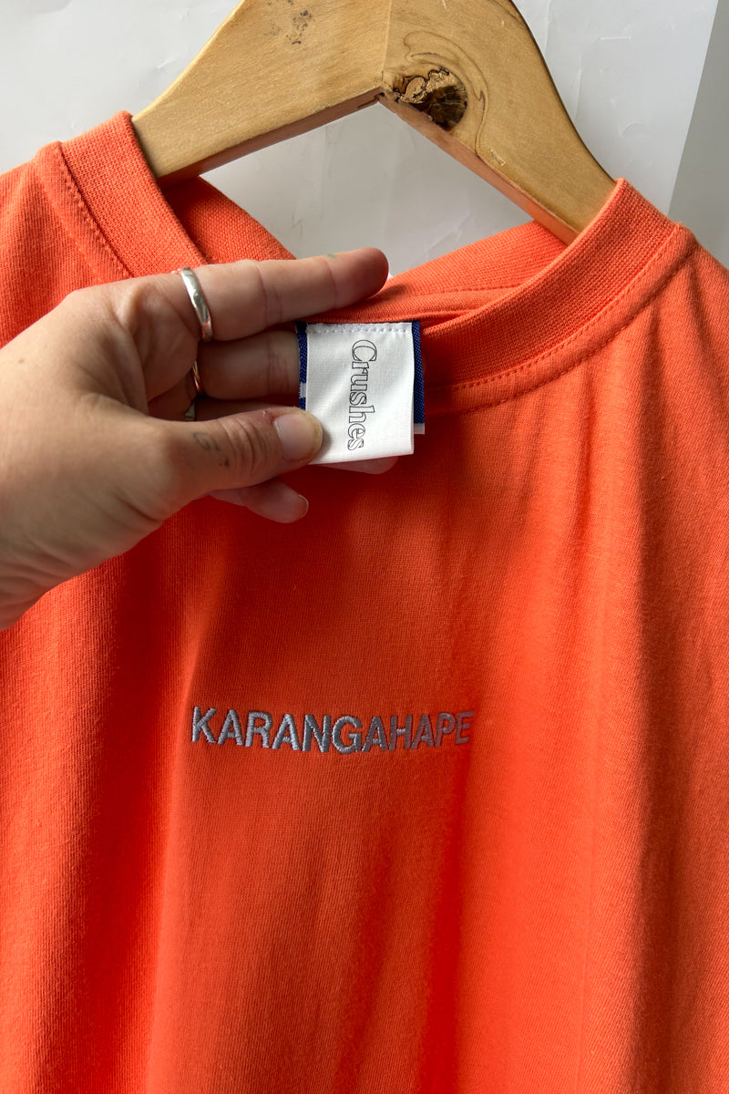 Orange "Let's Call K' Road Karangahape Again" Tee