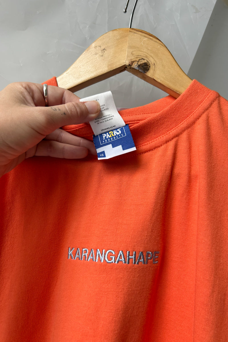 Orange "Let's Call K' Road Karangahape Again" Tee