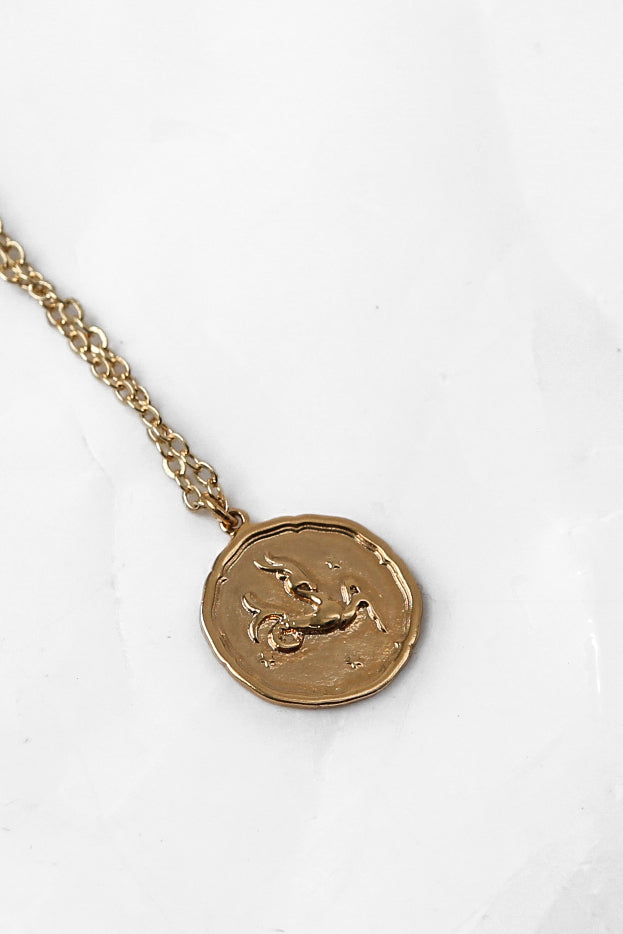 Star Sign Gold Pendant Necklace