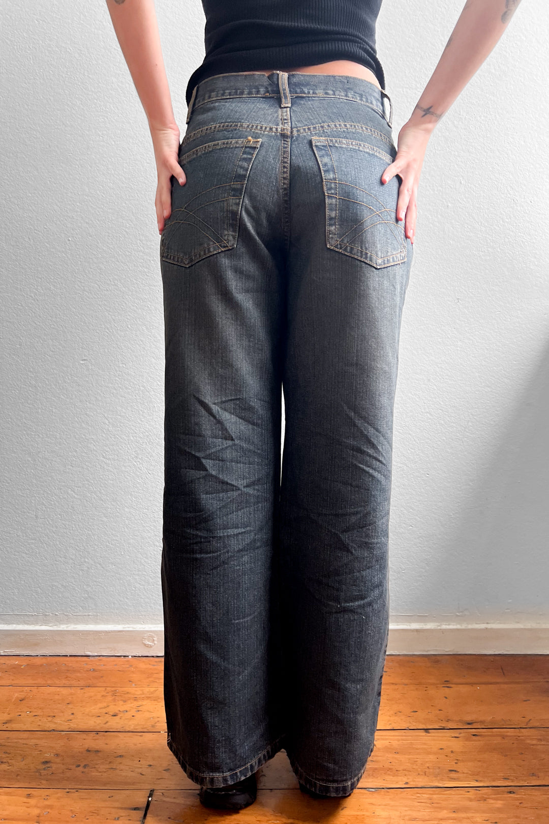 Vintage Deadstock Jeans; Grain + Straight (32-40")