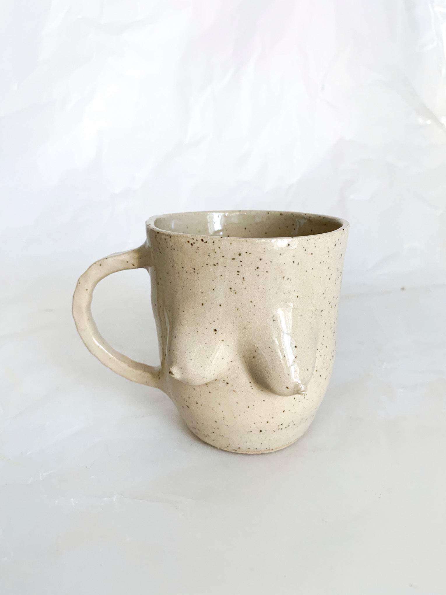 Handmade Boob Mug - Sand