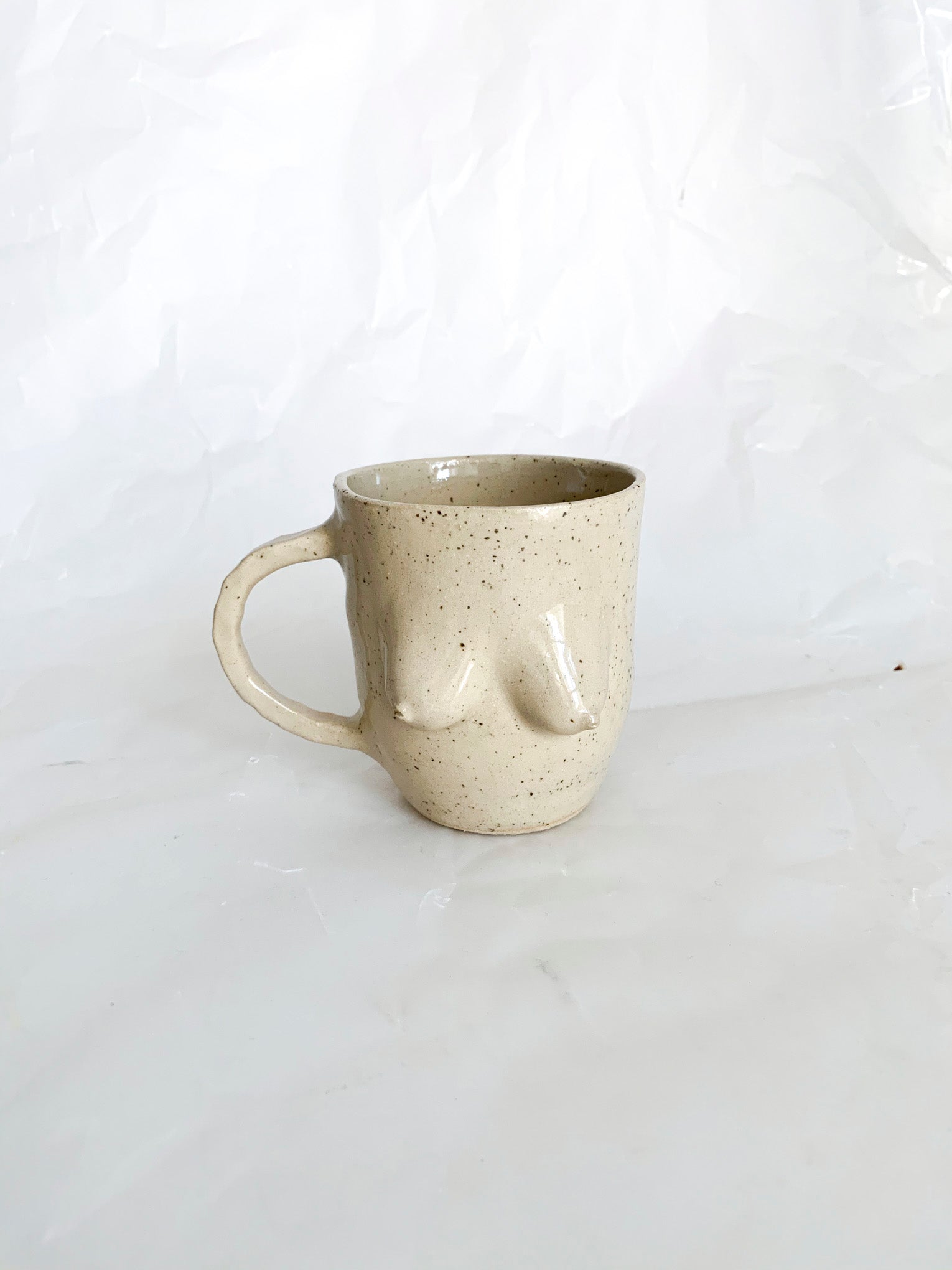 Handmade Boob Mug - Sand