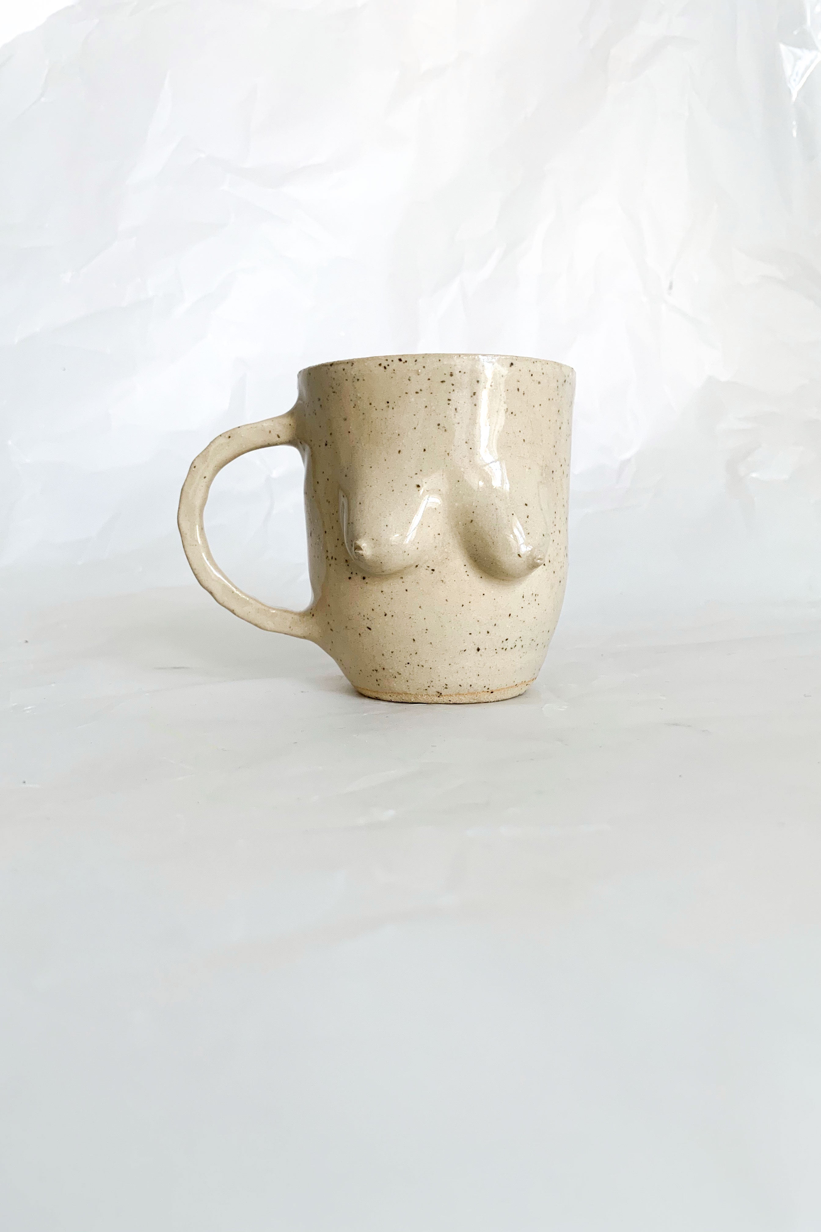 Handmade Boob Mug - Sand